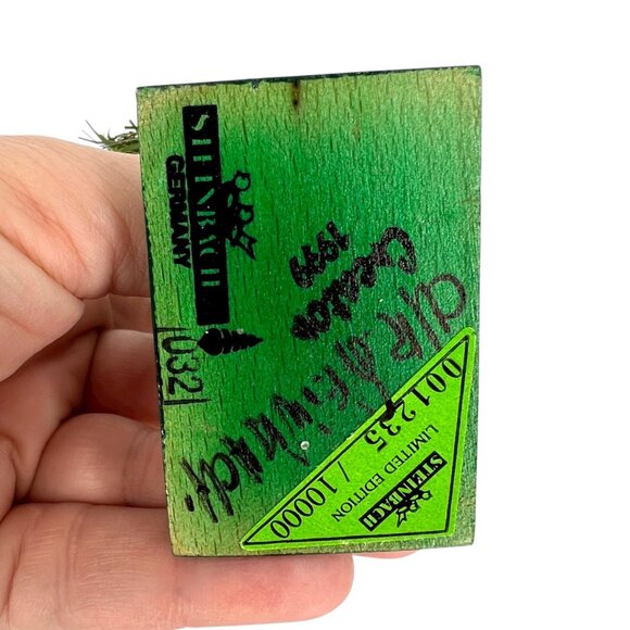 Steinbach Bob Cratchit Mini Nutcracker 1999 A Christmas Carol Signed Limited - Picture 10 of 12